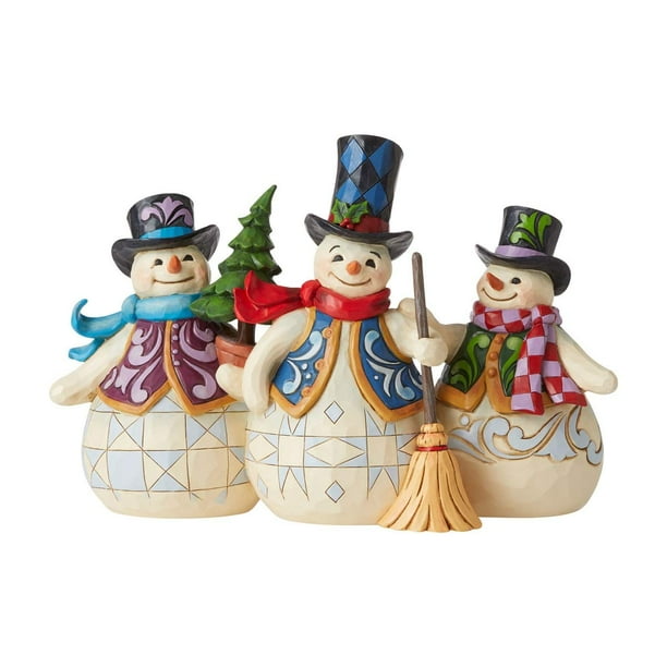 Multicolor Enesco Jim Shore Heartwood Creek Standing Snowman Welcome Wintry Wonders Pint-Sized Figurine Multicolor Enesco Jim Shore Heartwood Creek Standing Snowman Welcome Wintry Wonders Pint-Sized Figurine